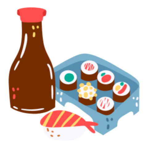 Sushi sticker