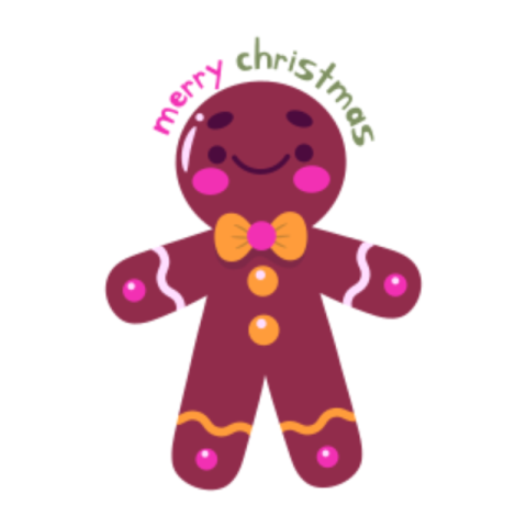 Merry christmas sticker 3