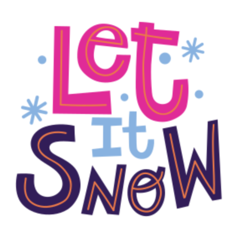 Snow sticker