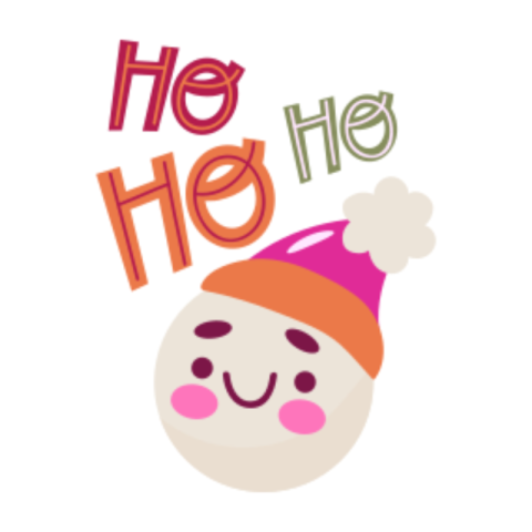 Ho ho ho sticker