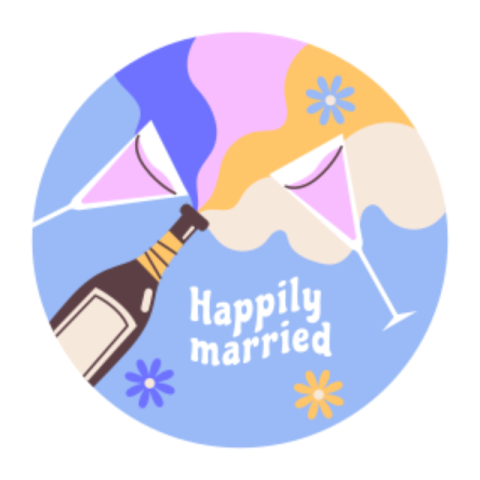 Wedding sticker 10