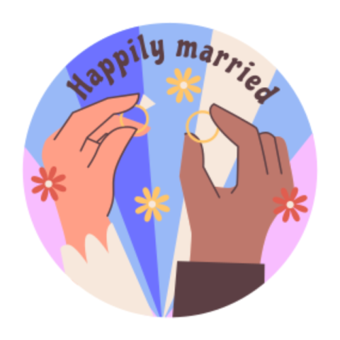 Wedding sticker 7