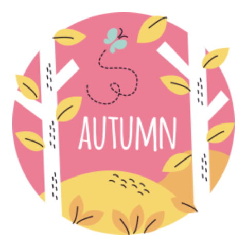 Autumn sticker