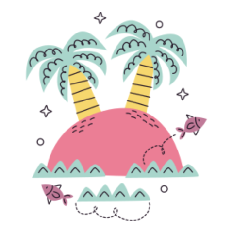Island sticker
