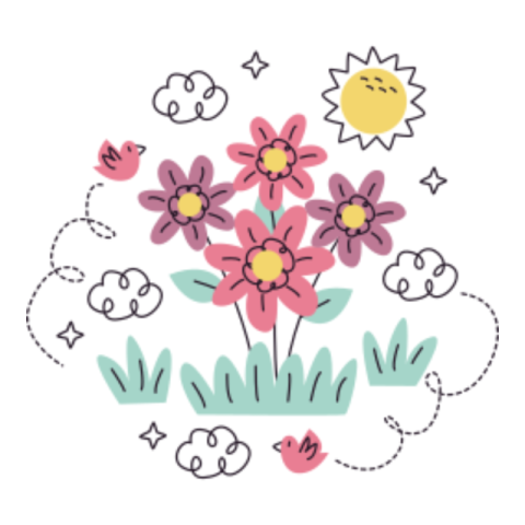 Flower sticker 2