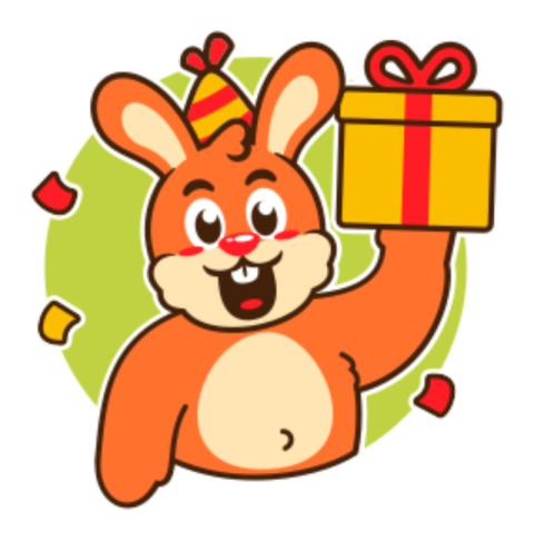 Bunny sticker 13