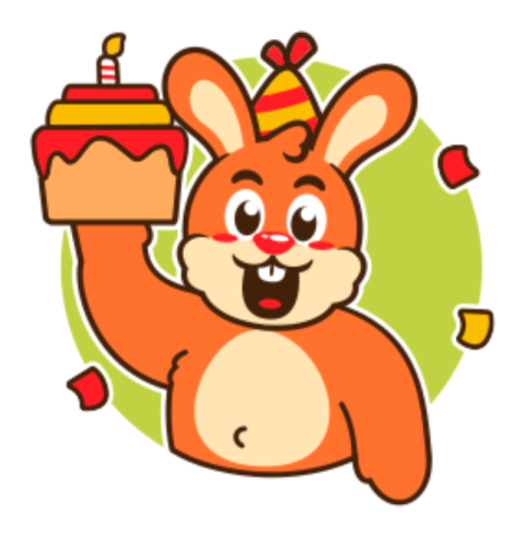 Bunny sticker 7