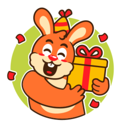 Bunny sticker 9