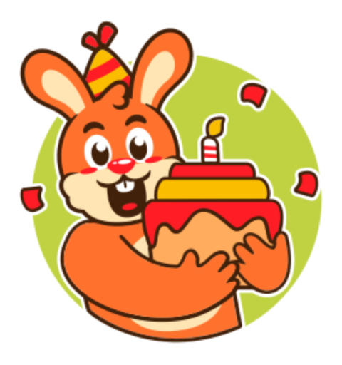 Bunny sticker 6