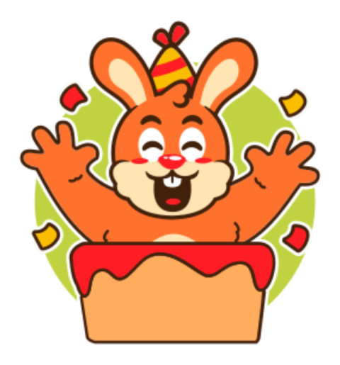 Bunny sticker 5