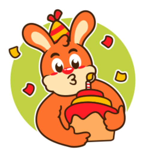 Bunny sticker 4
