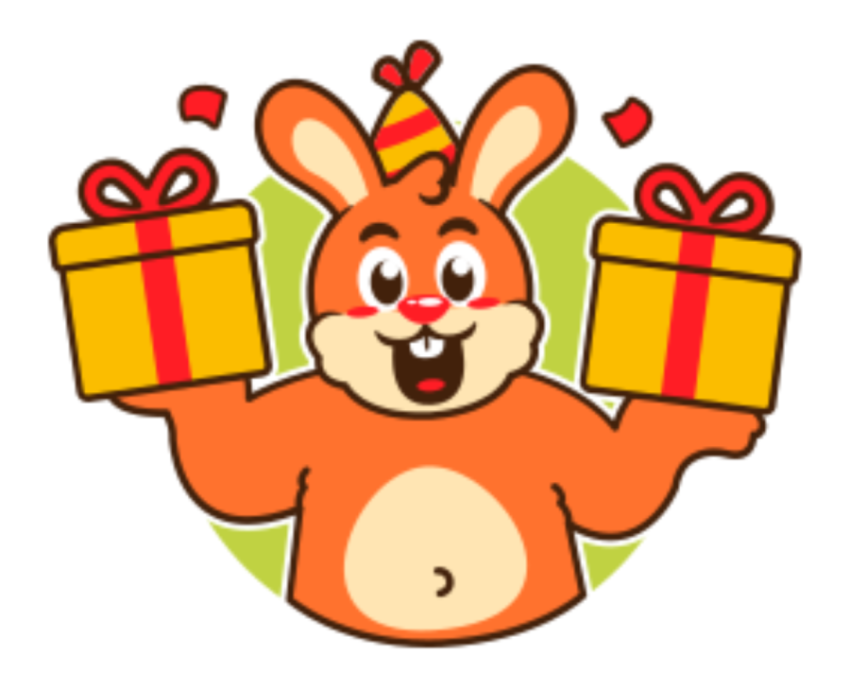 Bunny sticker 8