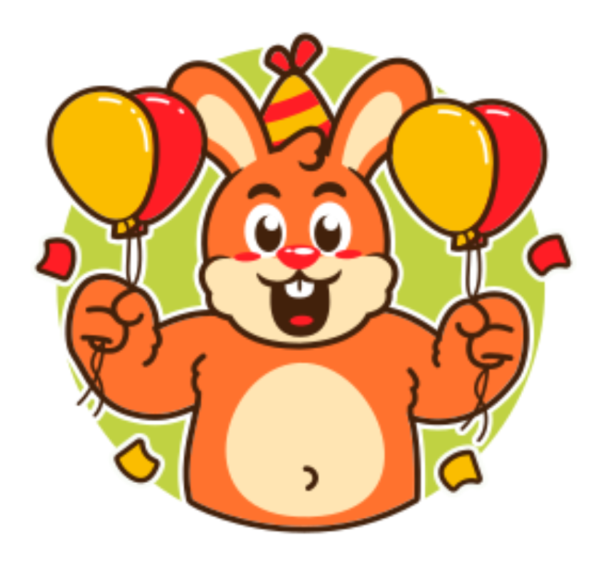 Bunny sticker 14